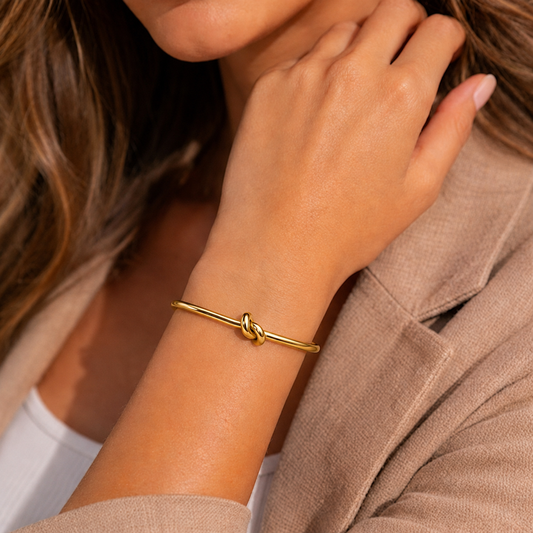 Golden Knot Cuff