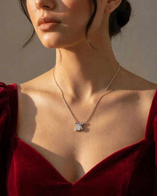 Ribbon Crystal Pendant