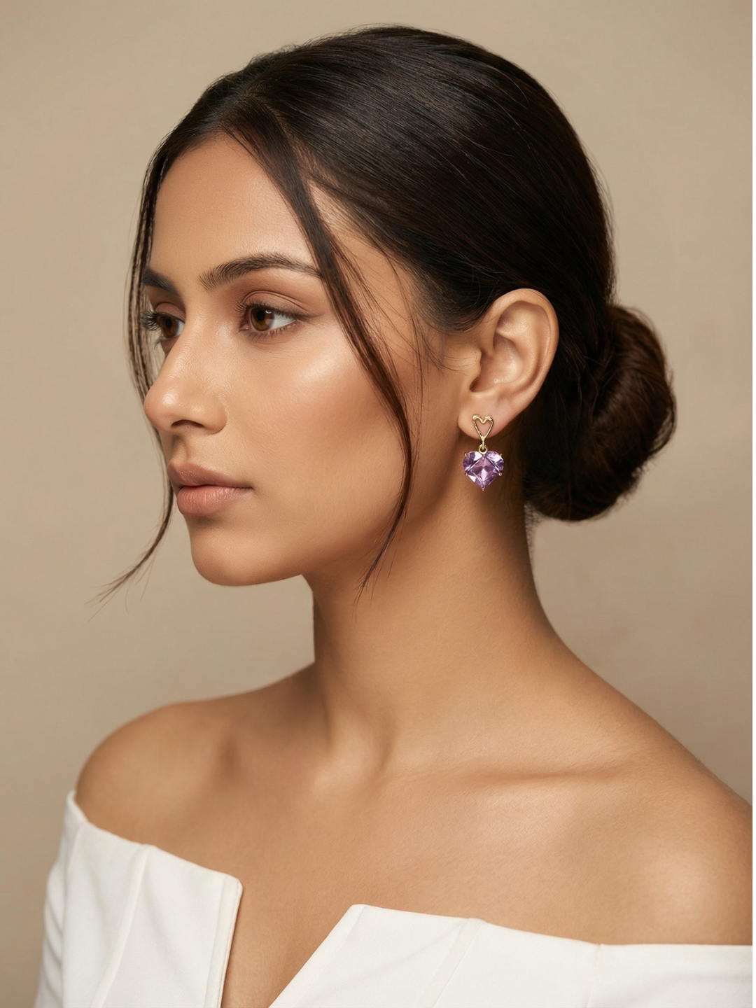 Heart Drop Earrings