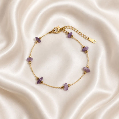 Petal Lavender Glow Bracelet