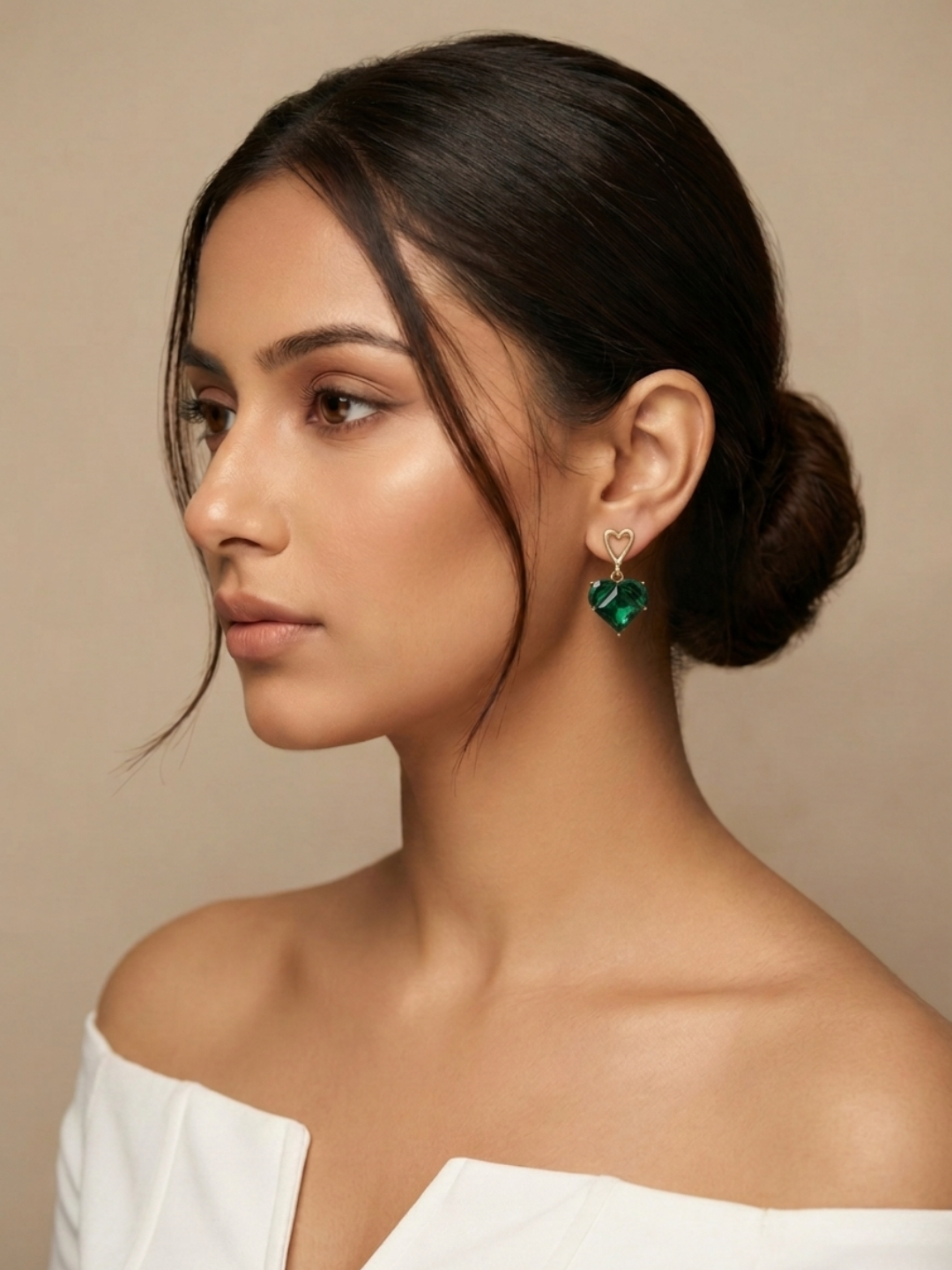 Heart Drop Earrings