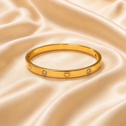 Golden Orbit Bangle