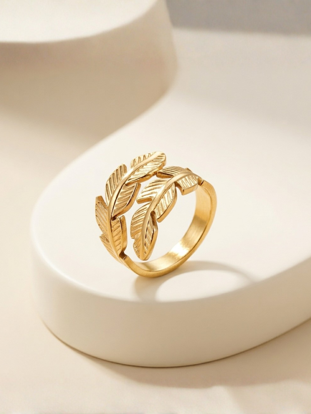 Feather Leaf Ring