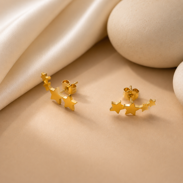 Golden Stardust Earrings
