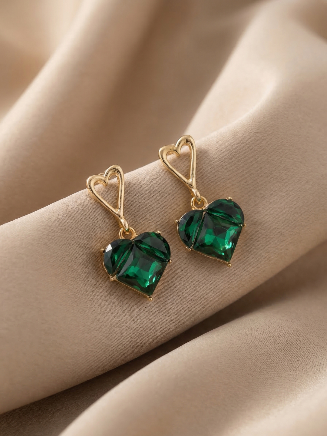 Heart Drop Earrings