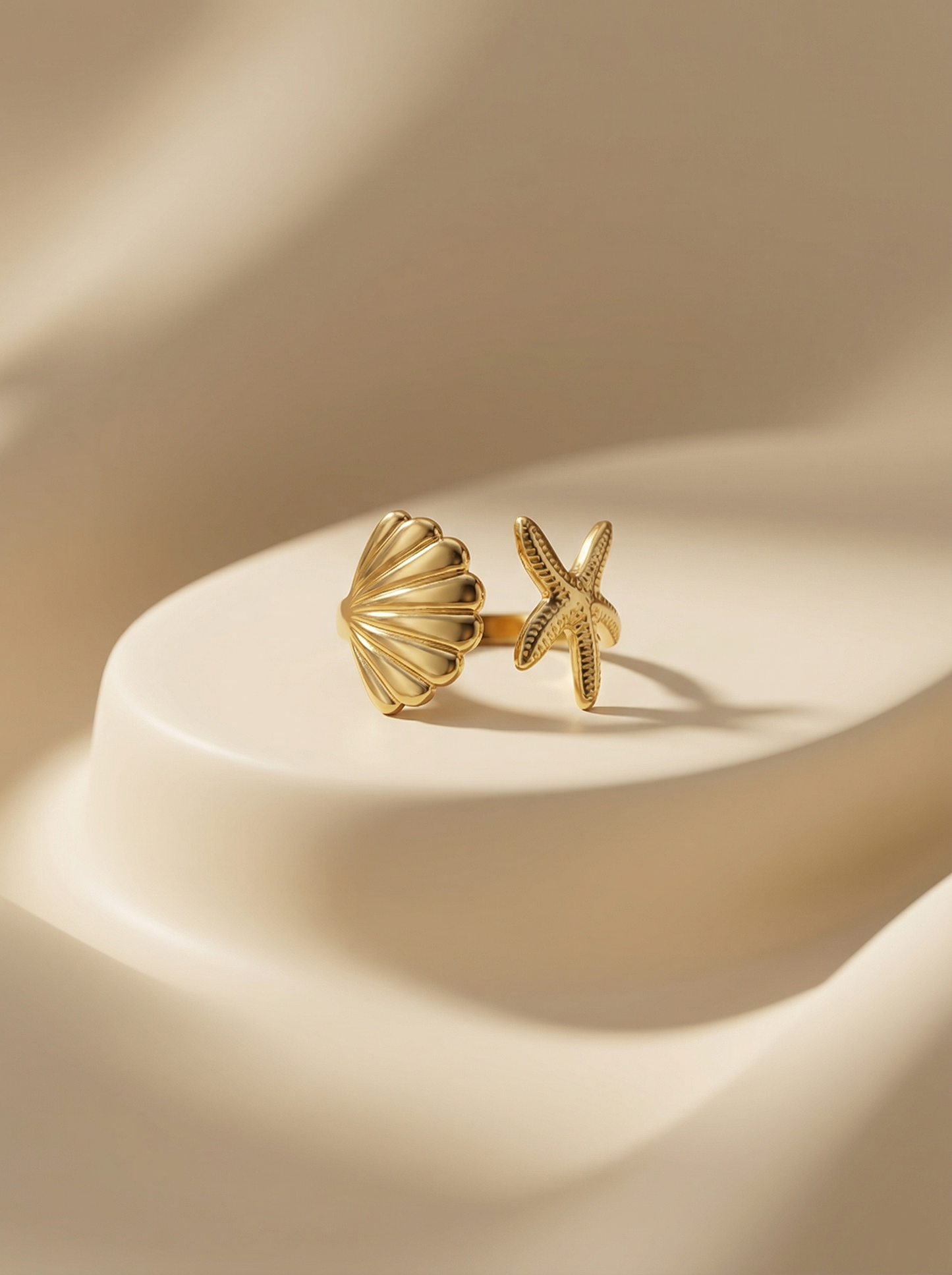 Anti tarnish gold tonned ring for daily wear