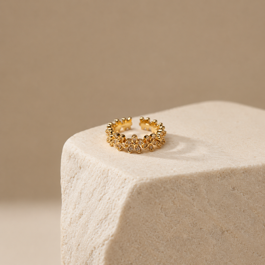 Flower Cluster Ring
