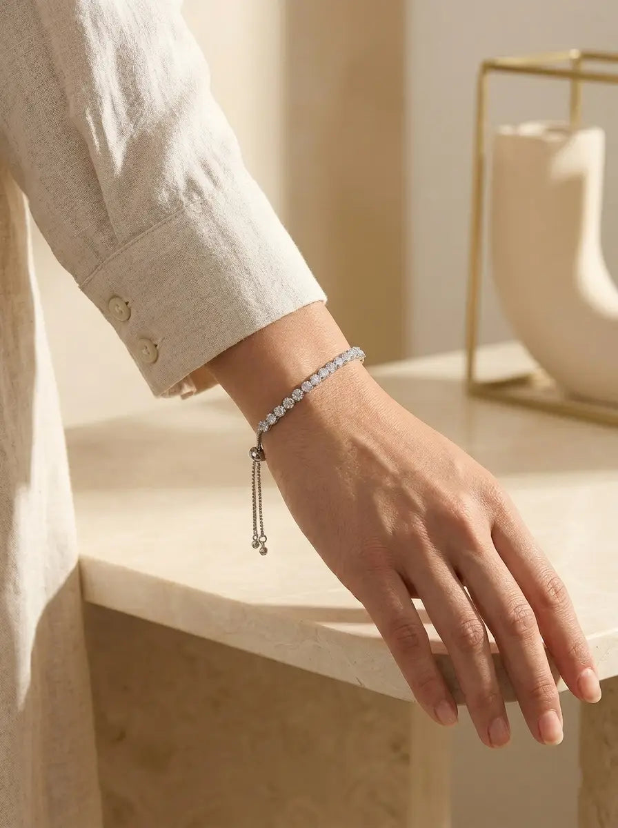 Celeste Tennis Bracelet