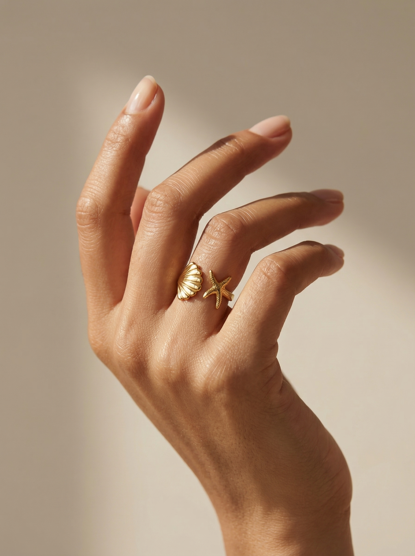 Gold tonned anti tarnish ring for womens & girls