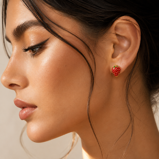 Berry Bliss Stud Earrings