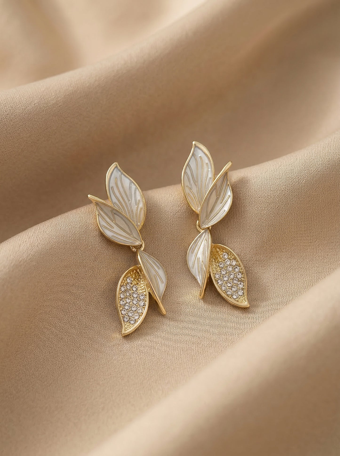 Gilded Leaf Earrings