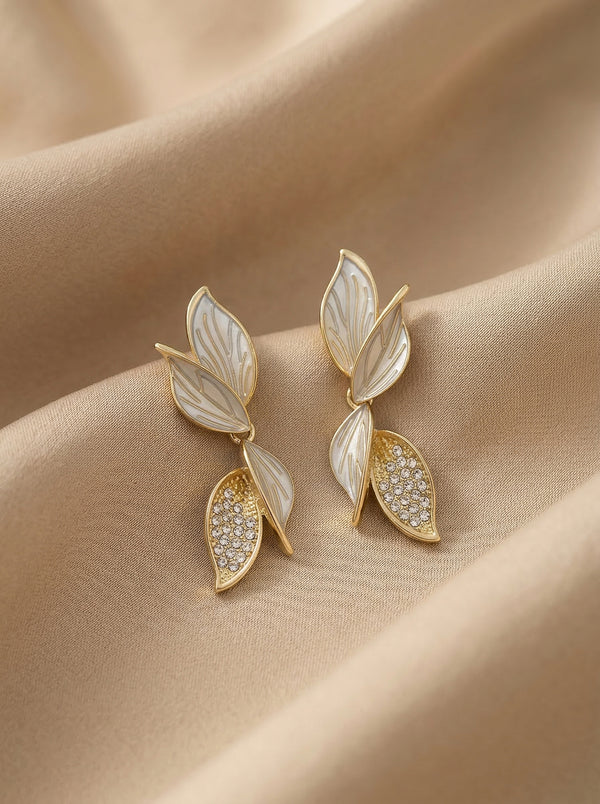 Gilded Leaf Earrings