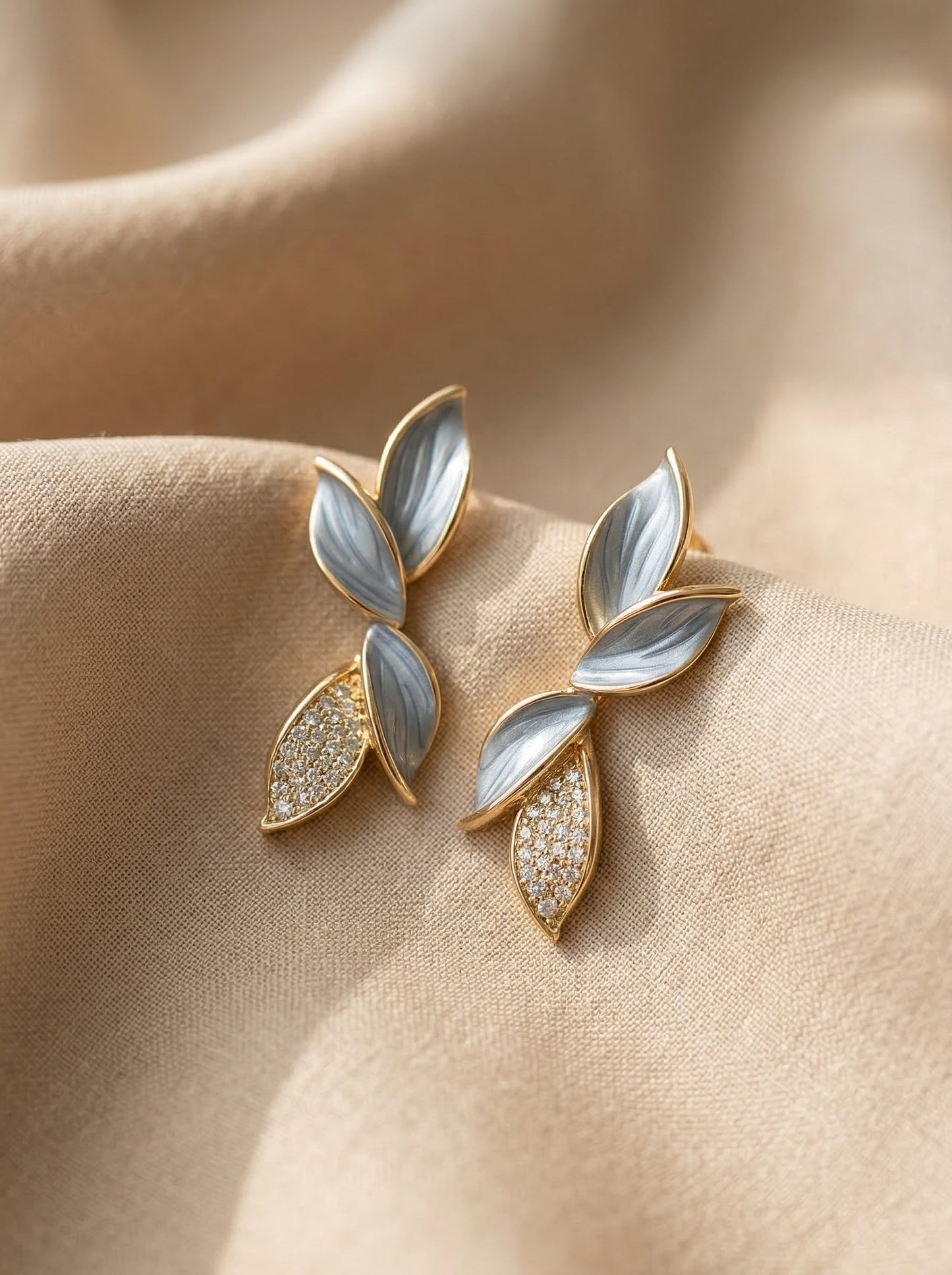 Gilded Leaf Earrings