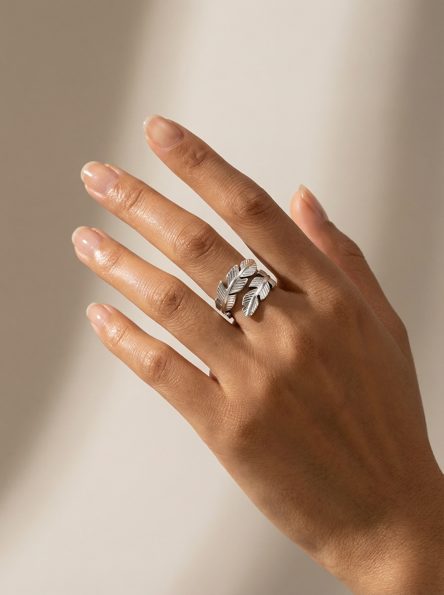 Feather Leaf Ring