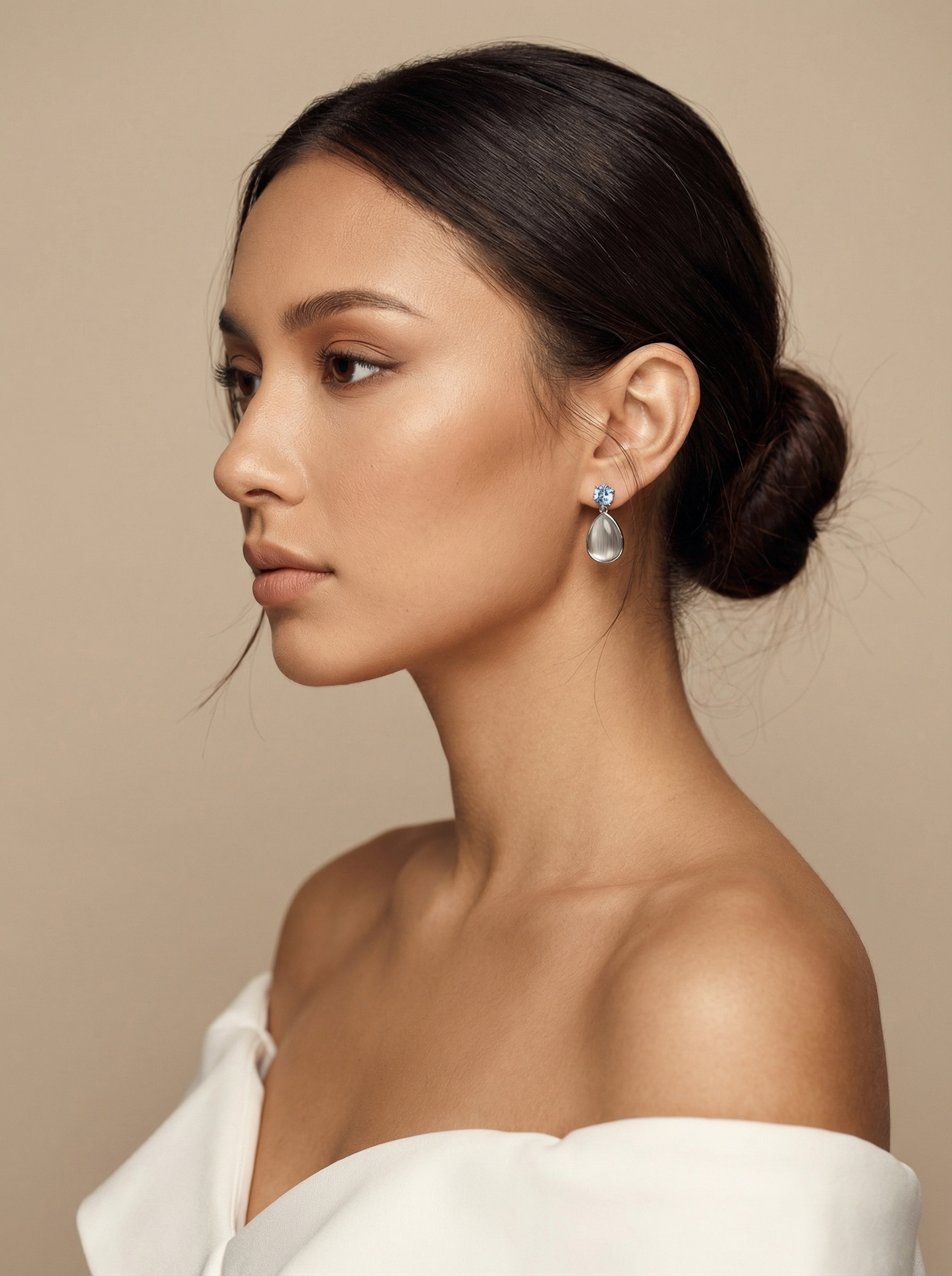 Moonstone muse earrings
