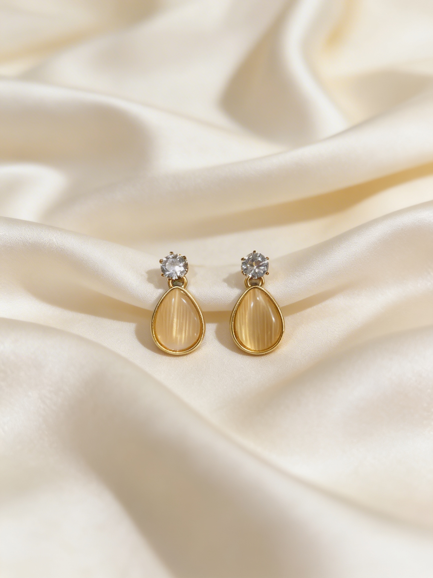 Moonstone muse earrings
