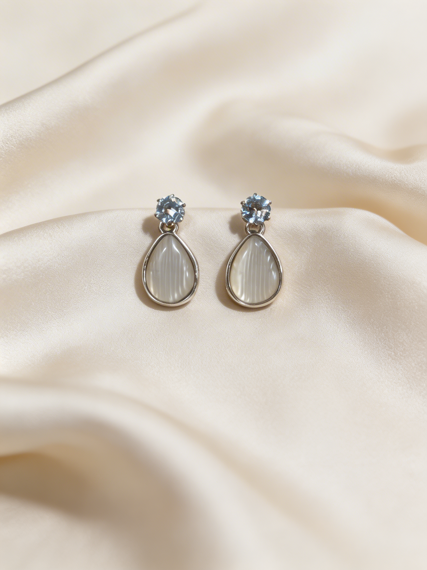 Moonstone muse earrings