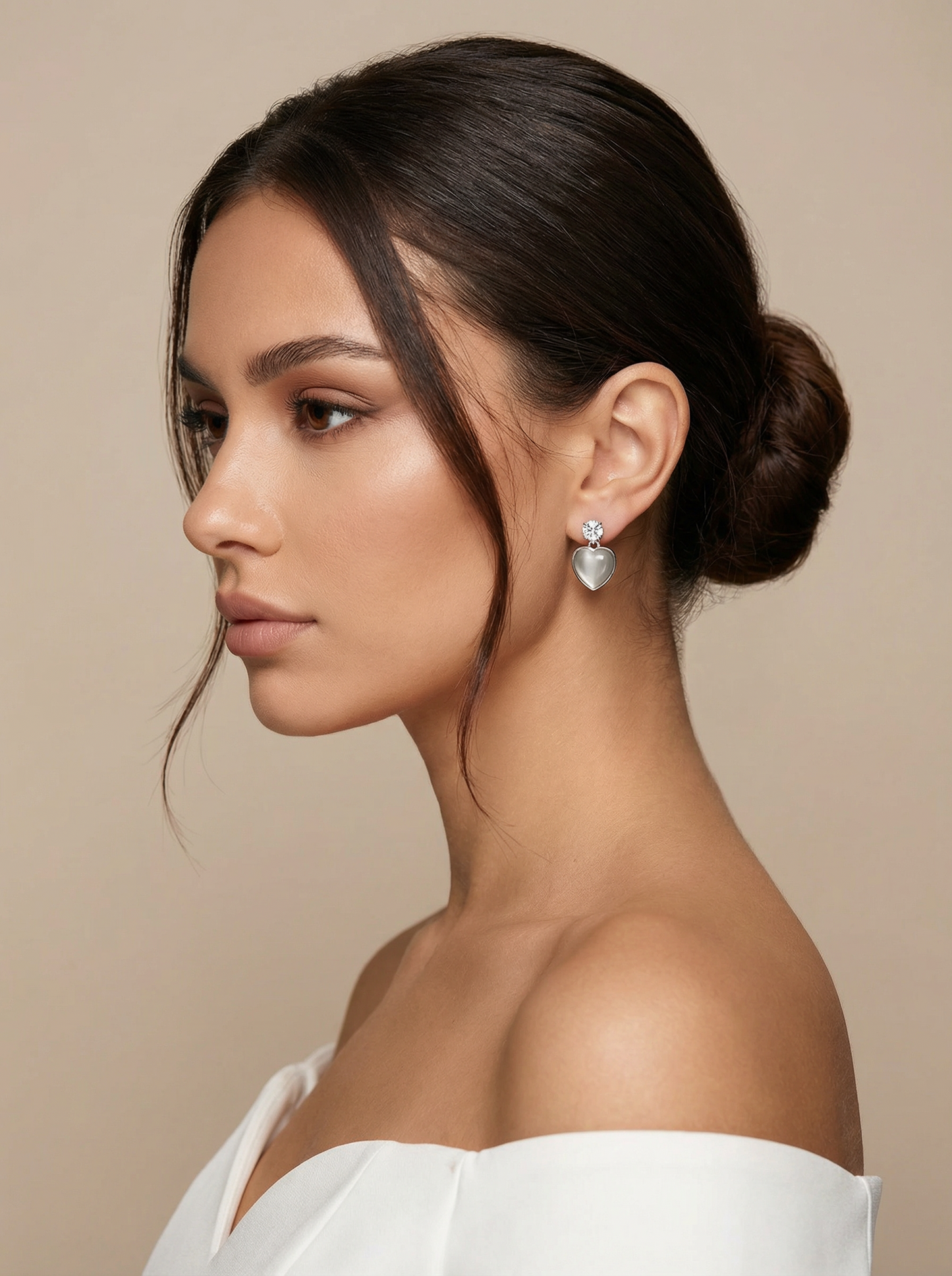 Moonstone muse earrings