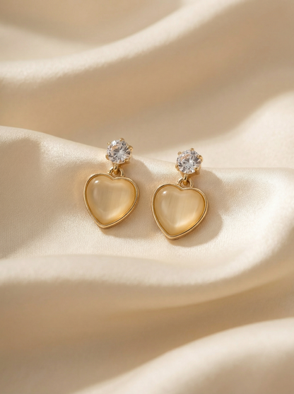 Moonstone muse earrings