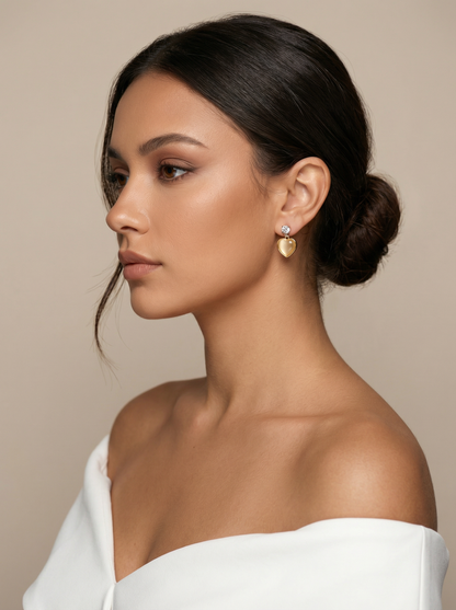 Moonstone muse earrings