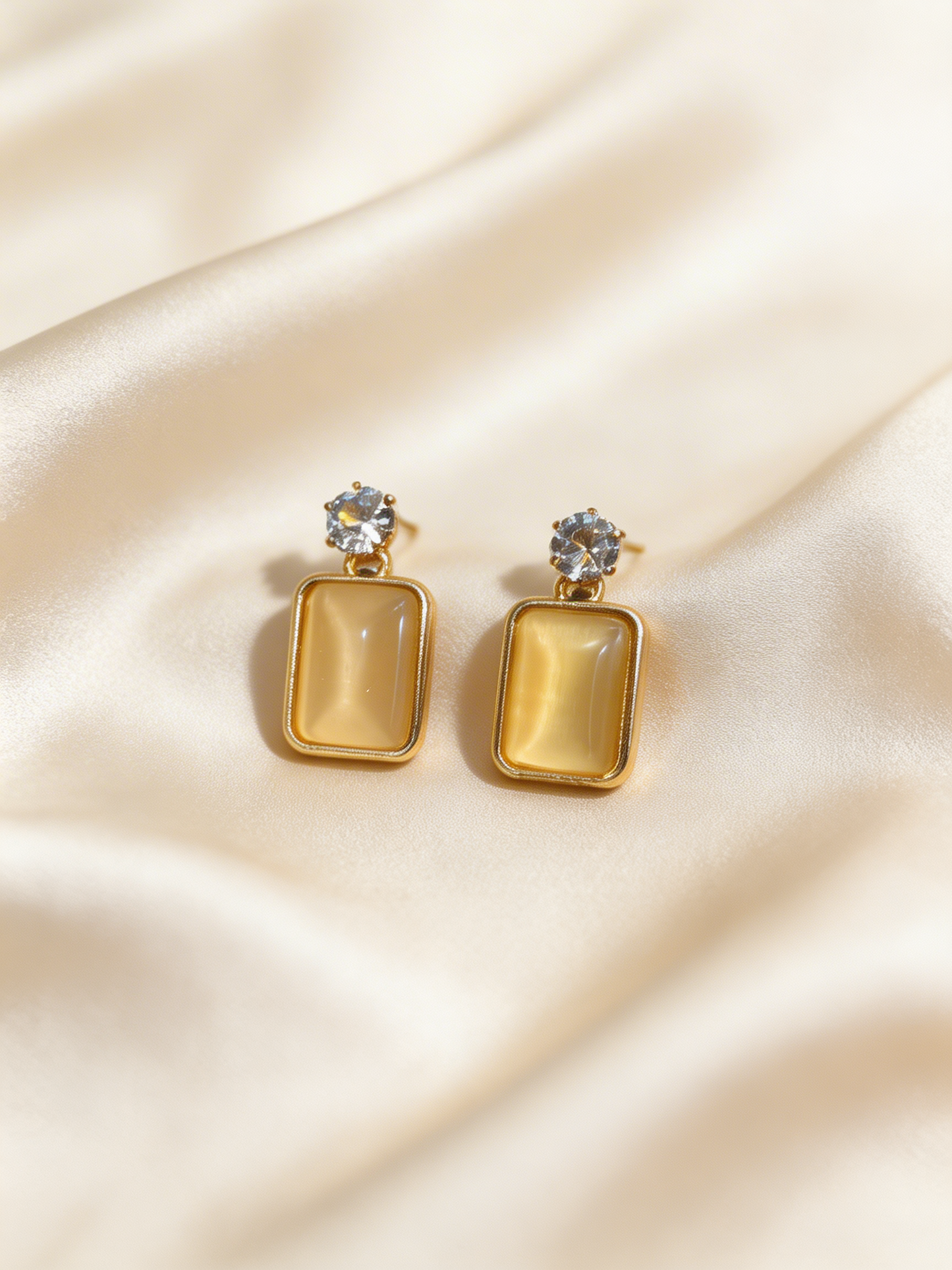 Moonstone muse earrings