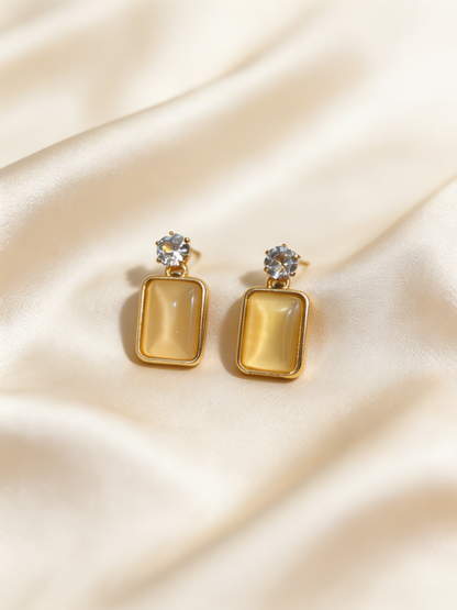 Moonstone muse earrings