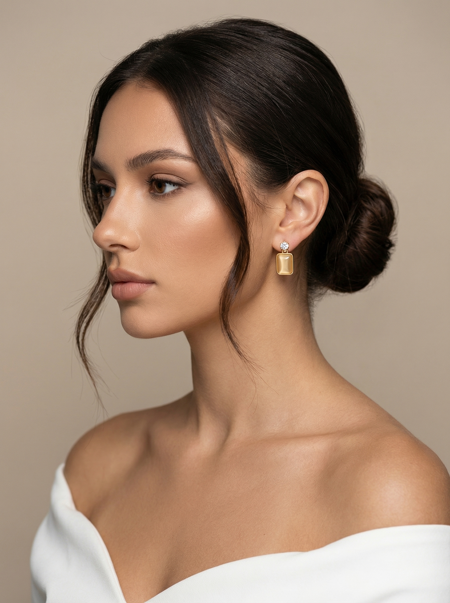 Moonstone muse earrings