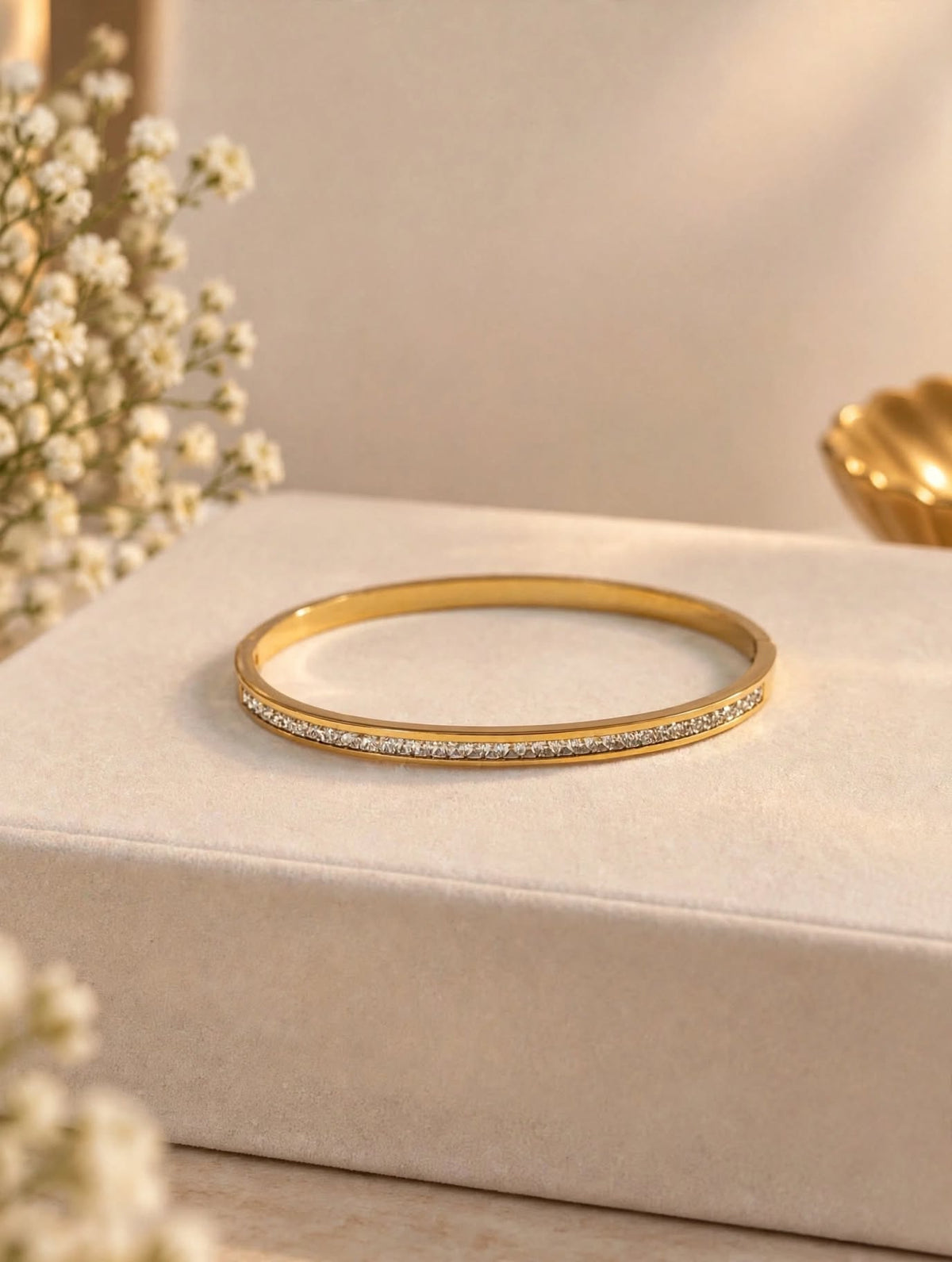 Crystal Line Bangle