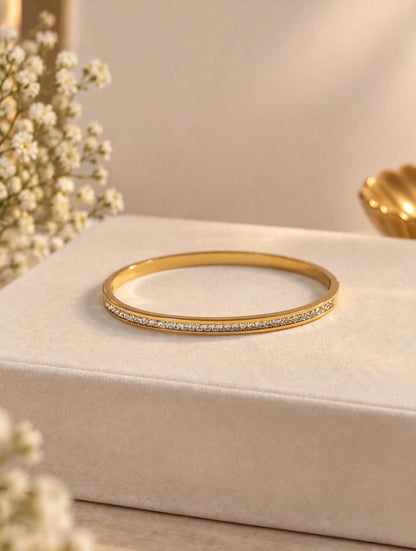 Crystal Line Bangle