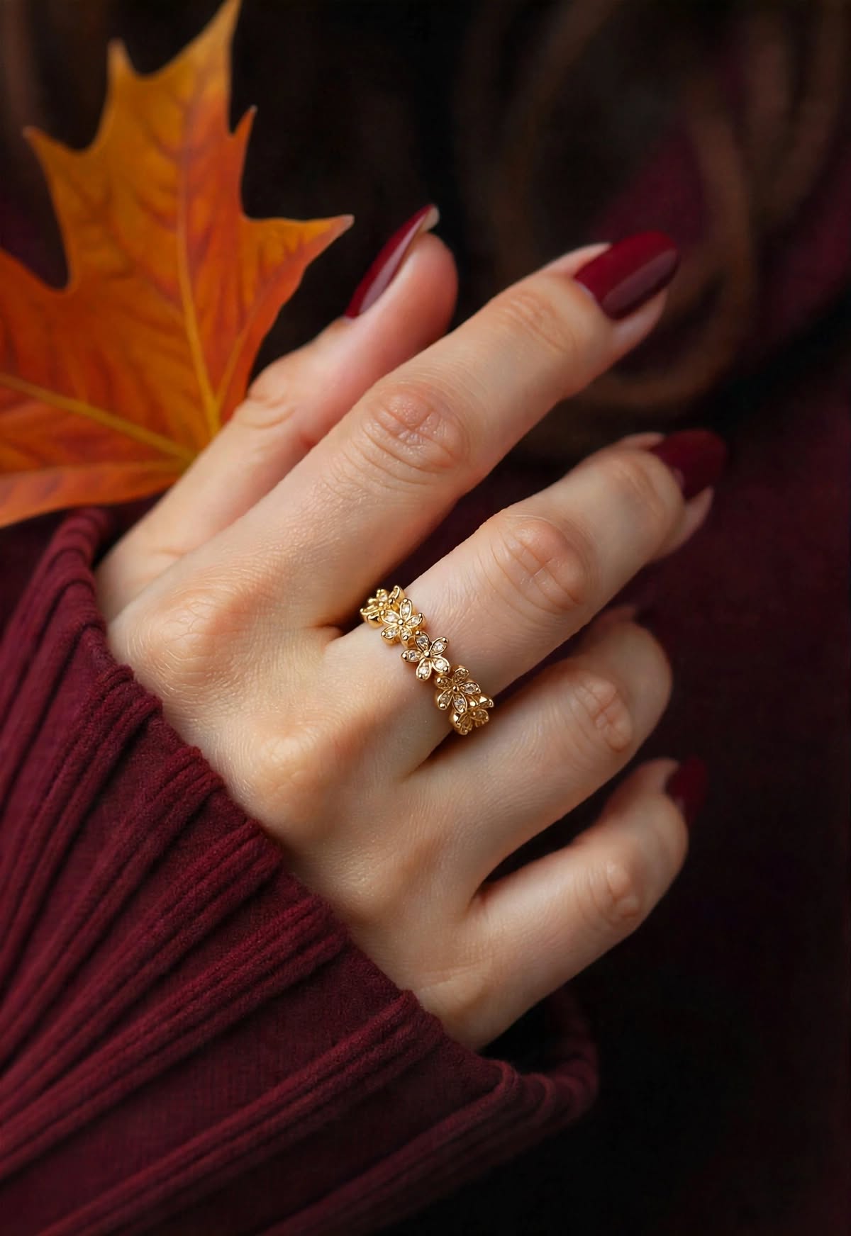 Flower Cluster Ring