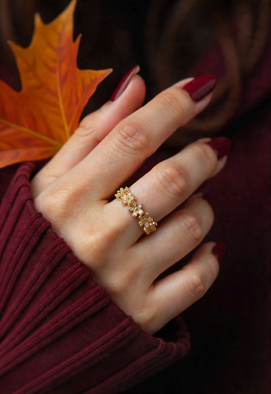 Flower Cluster Ring